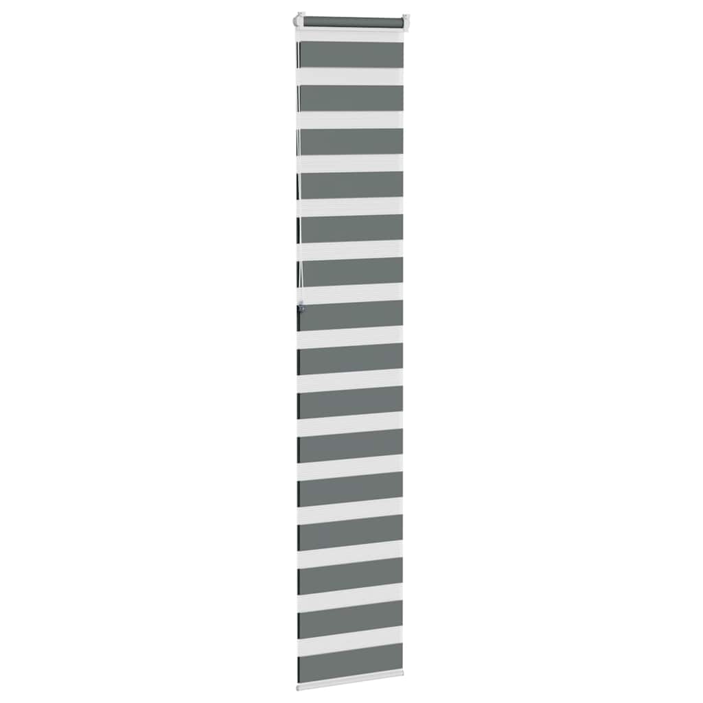 Zebragardin Mørkegrå 40x230 Cm Stofbredde 35,9 Cm Polyester - Billede 4