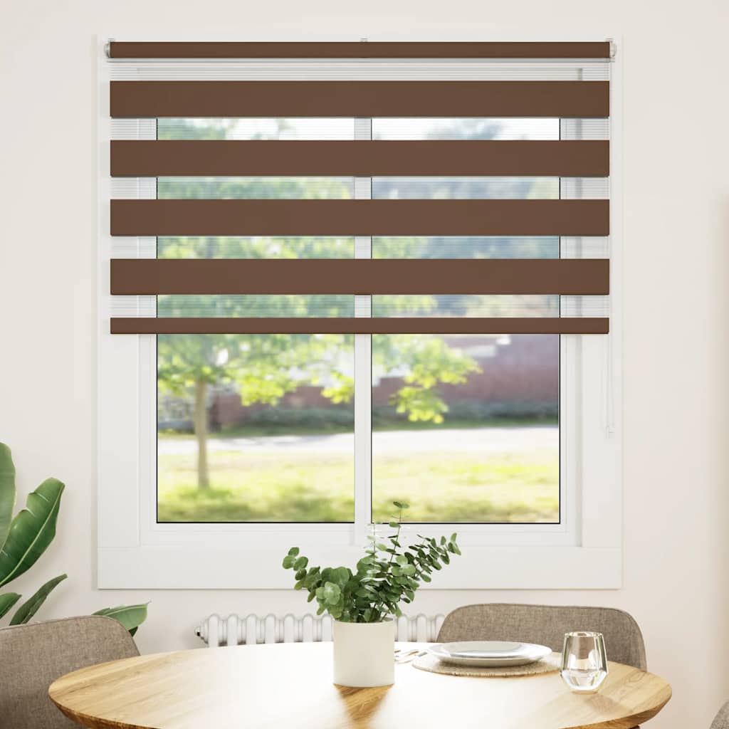 Zebragardin 135x150 Cm Stofbredde 130,9 Cm Polyester - Billede 2