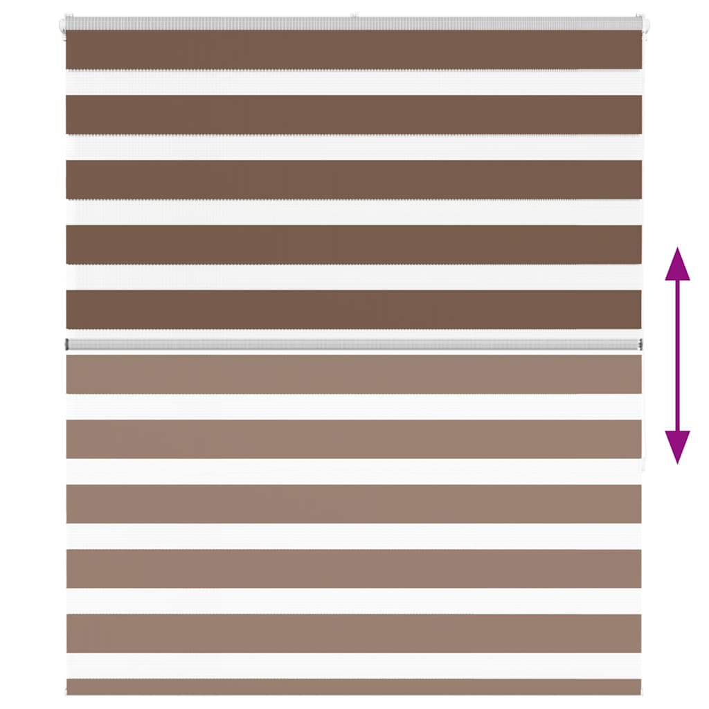 Zebragardin 135x150 Cm Stofbredde 130,9 Cm Polyester - Billede 5