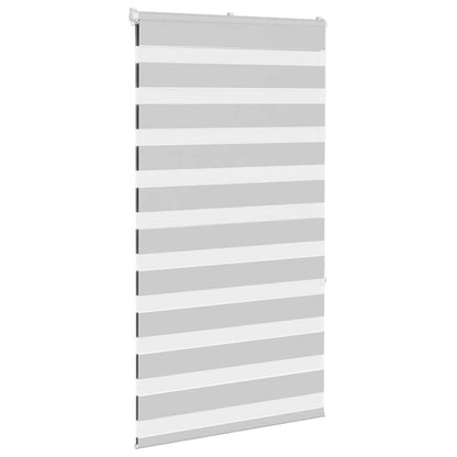 Zebragardin Lysegrå 75x150 Cm Stofbredde 70,9 Cm Polyester - Billede 3