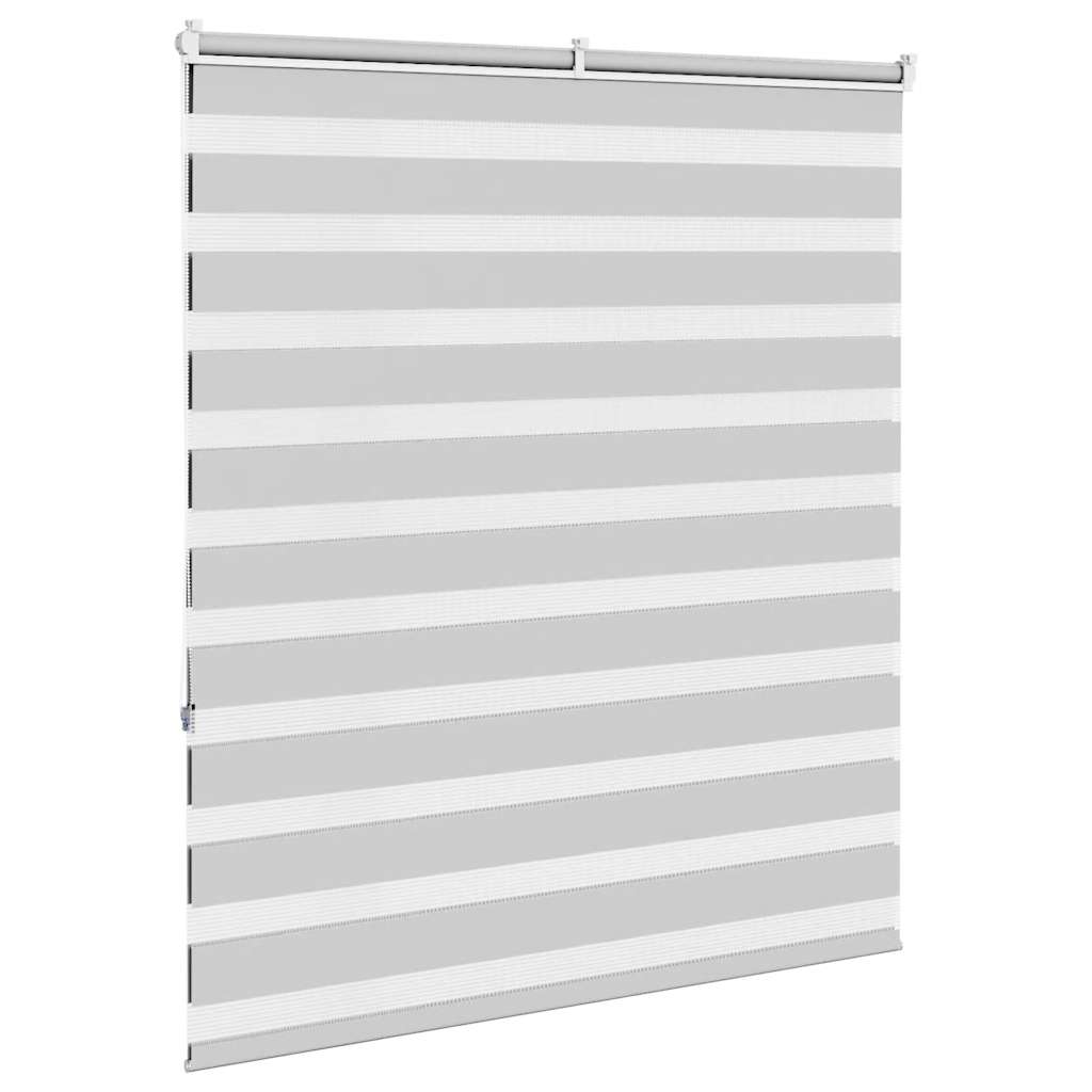 Zebragardin Lysegrå 125x150 Cm Stofbredde 120,9 Cm Polyester - Billede 4