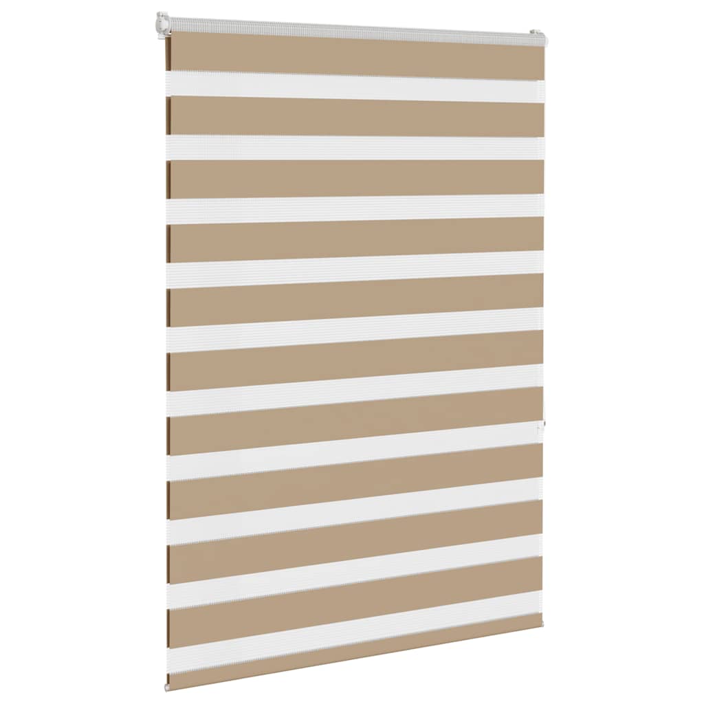 Zebragardin Sandbrun 105x150 Cm Stofbredde 100,9 Cm Polyester - Billede 3