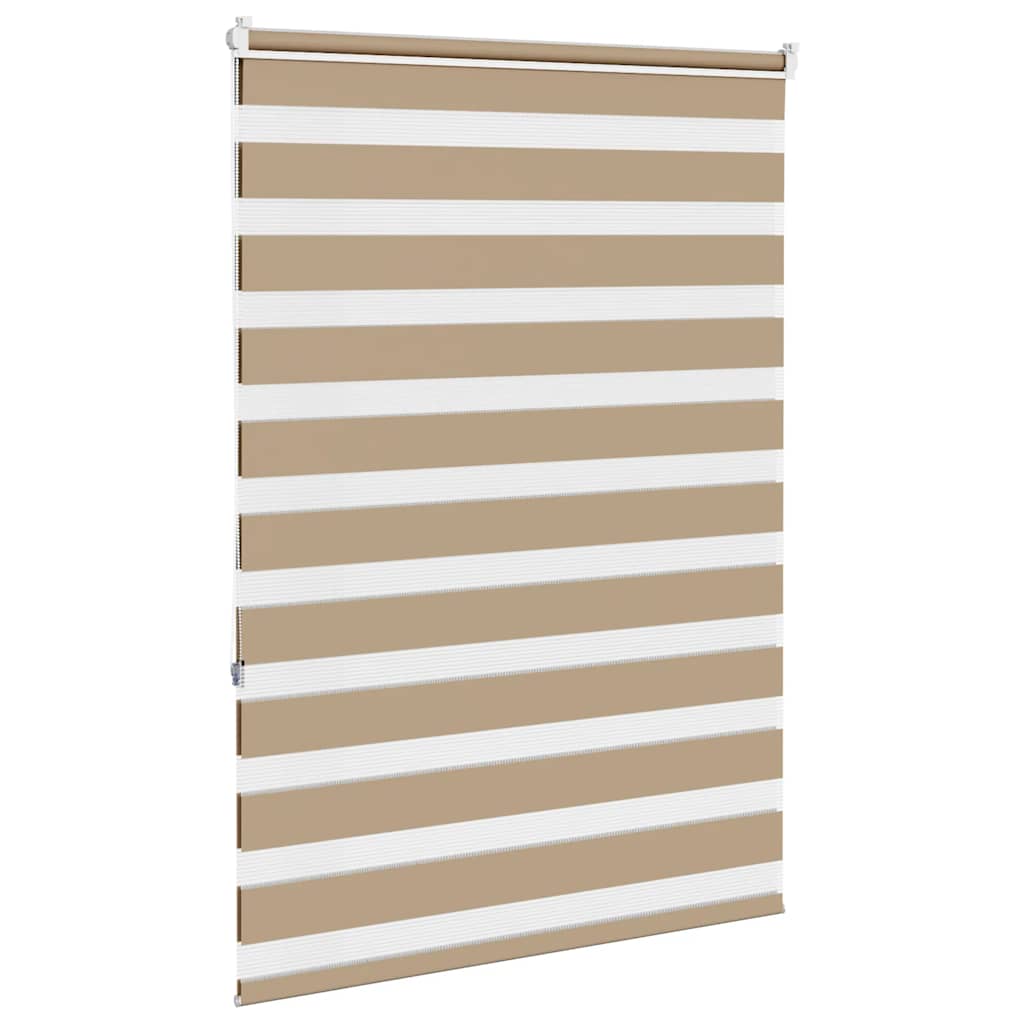 Zebragardin Sandbrun 105x150 Cm Stofbredde 100,9 Cm Polyester - Billede 4