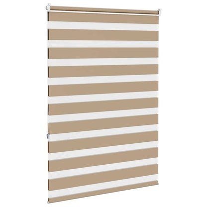 Zebragardin Sandbrun 105x150 Cm Stofbredde 100,9 Cm Polyester - Billede 4