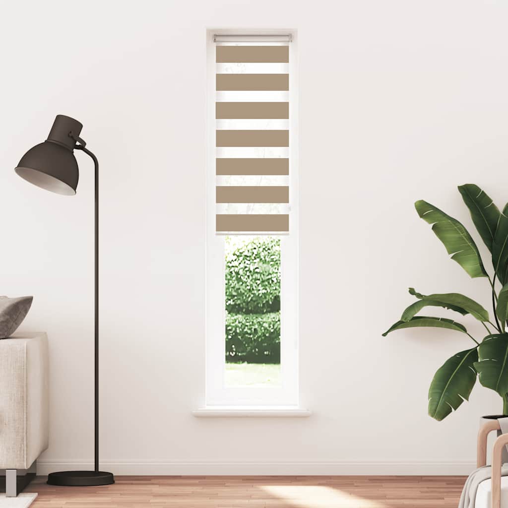 Zebragardin Sandbrun 40x230 Cm Stofbredde 35,9 Cm Polyester - Billede 2