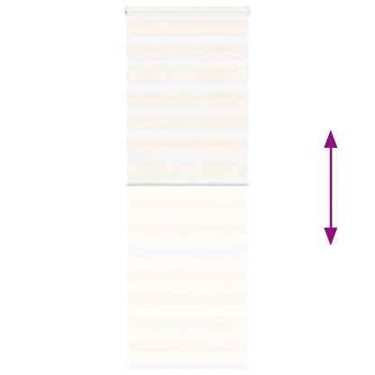 Zebragardin Marmorbeige 70x200 Cm Stofbredde 65,9 Cm Polyester - Billede 5