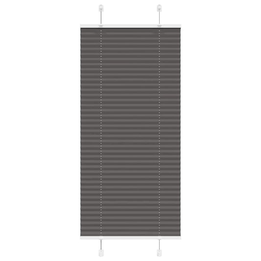 Plisségardin Stofbredde 54,4 Cm Polyester Sort