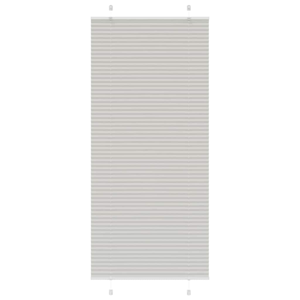 Plisségardin Lysegrå 100x200 Cm Stofbredde 99,4 Cm Polyester - Hovedbillede