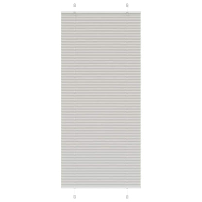 Plisségardin Lysegrå 100x200 Cm Stofbredde 99,4 Cm Polyester - Hovedbillede