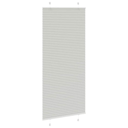 Plisségardin Lysegrå 100x200 Cm Stofbredde 99,4 Cm Polyester - Billede 3