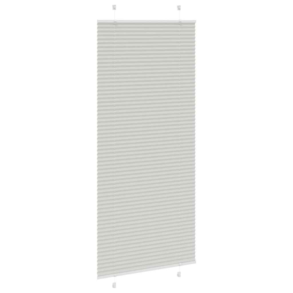 Plisségardin Lysegrå 100x200 Cm Stofbredde 99,4 Cm Polyester - Billede 4