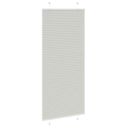Plisségardin Lysegrå 100x200 Cm Stofbredde 99,4 Cm Polyester - Billede 4