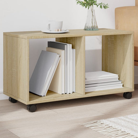 Rullebord 72X33X42,5 Cm Konstrueret Træ