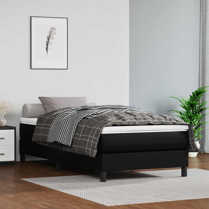 Springmadras Med Pocketfjedre 80X200X20 Cm Kunstlæder