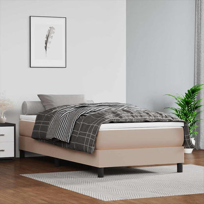 Springmadras Med Pocketfjedre 80X200X20 Cm Kunstlæder
