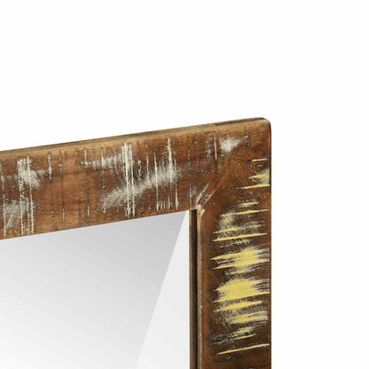 Badeværelsesspejl Brun 50 X 22 X 70 Cm Solid Genbrugs Wood - Billede 7