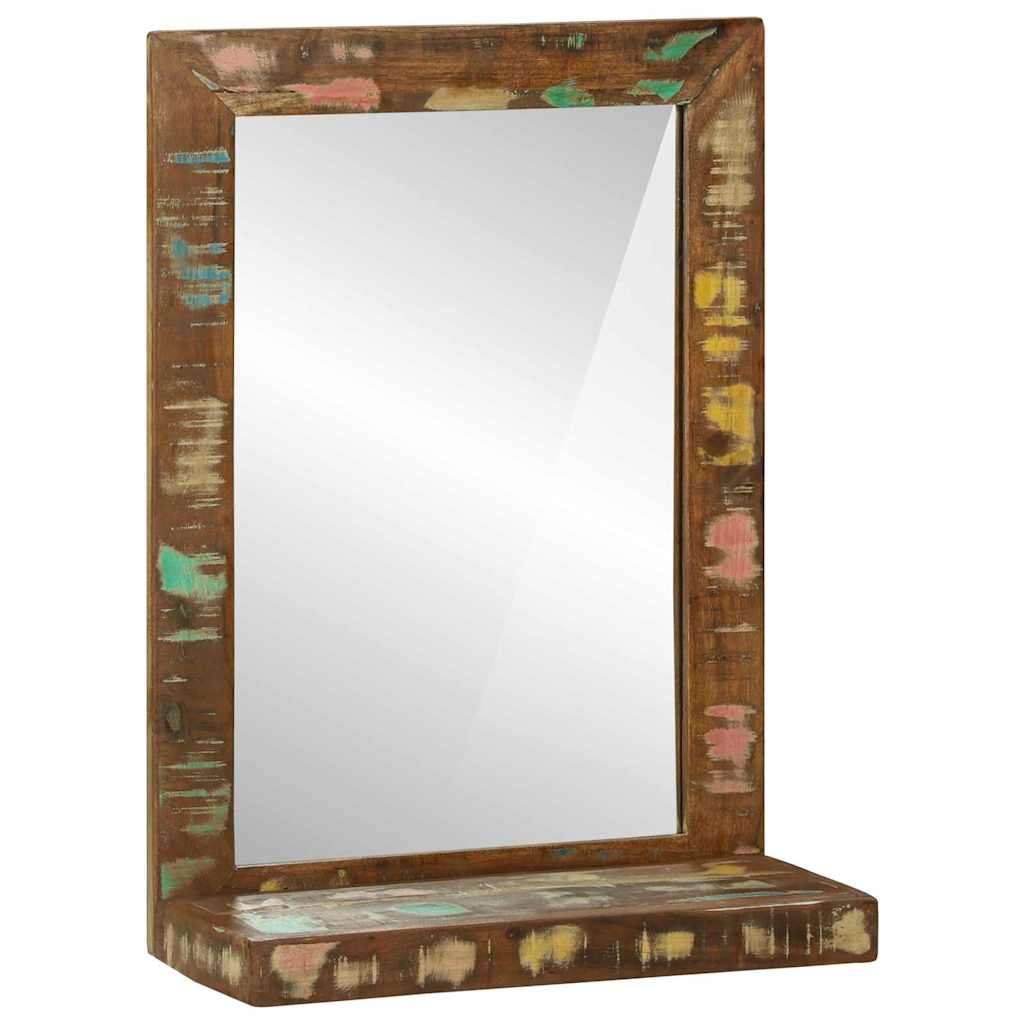 Badeværelsesspejl Brun 50 X 22 X 70 Cm Solid Genbrugs Wood - Billede 2