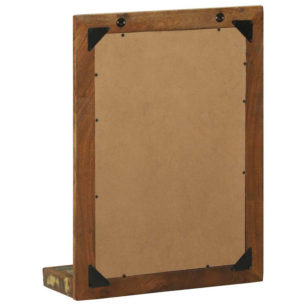Badeværelsesspejl Brun 50 X 22 X 70 Cm Solid Genbrugs Wood - Billede 6