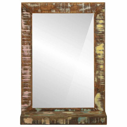 Badeværelsesspejl Brun 50 X 22 X 70 Cm Solid Genbrugs Wood - Billede 4