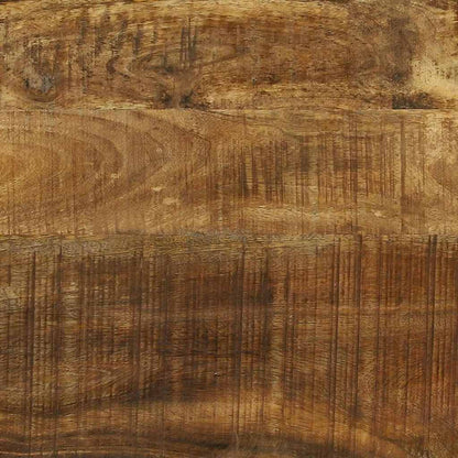 Vinfad Og Sort 35 X 35 X 39 Cm Massivt Mangotræ - Billede 11