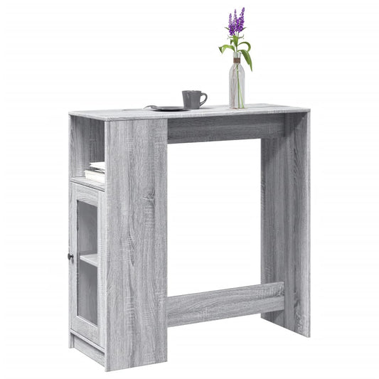 Barbord Med Stativer 101X40X103,5 Cm Konstrueret Træ