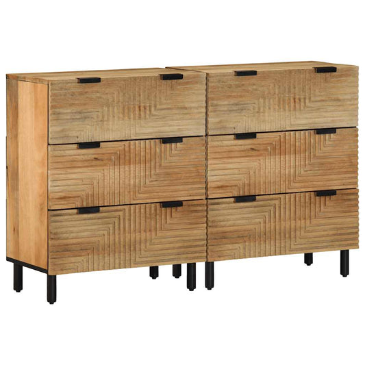 Skænke 2 Stk. 60X33X75 Cm Massivt