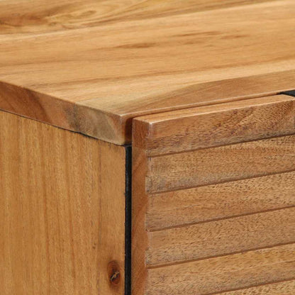 Skænk 2 Pcs Brun 60 X 33 X 75 Cm Massivt Akacietræ - Billede 7