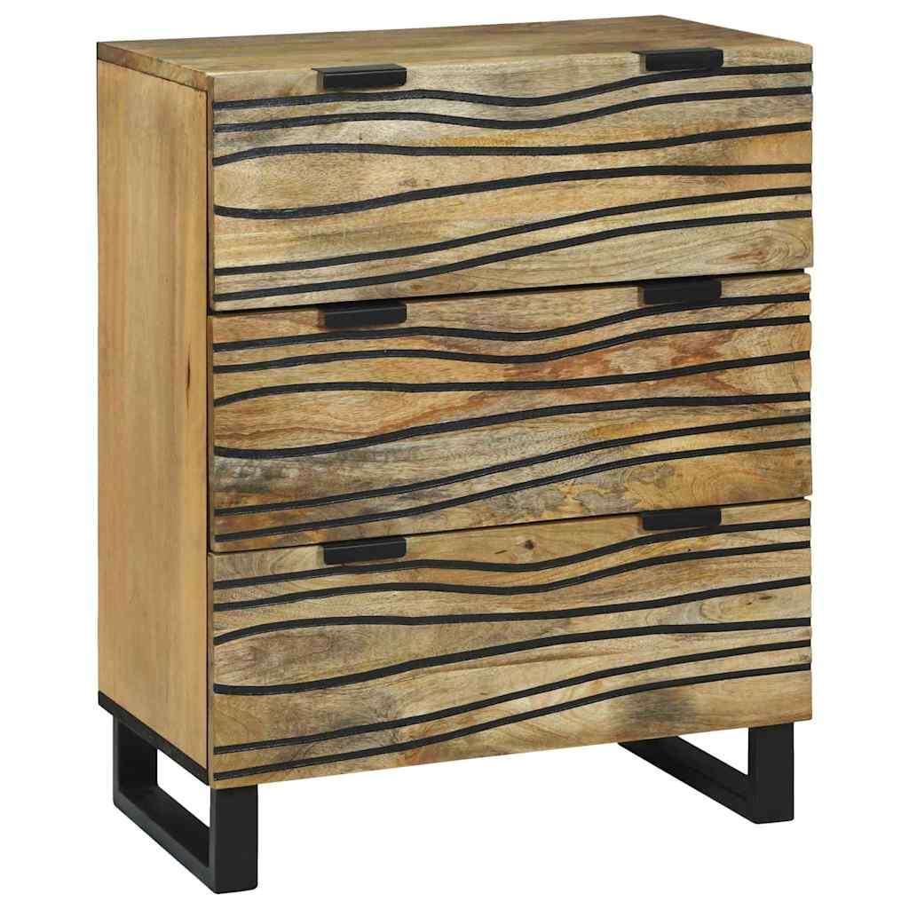 Badeværelsesmøbel Sæt Med Skuffe 3 Pcs Brun 180 X 33 X 75 Cm - Billede 4