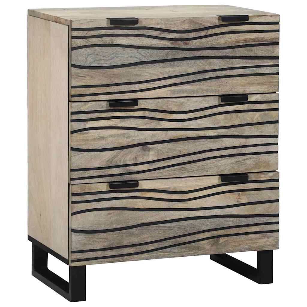 Badeværelsesmøbel Sæt Med Skuffe 3 Pcs Hvid 180 X 33 X 75 Cm - Billede 4