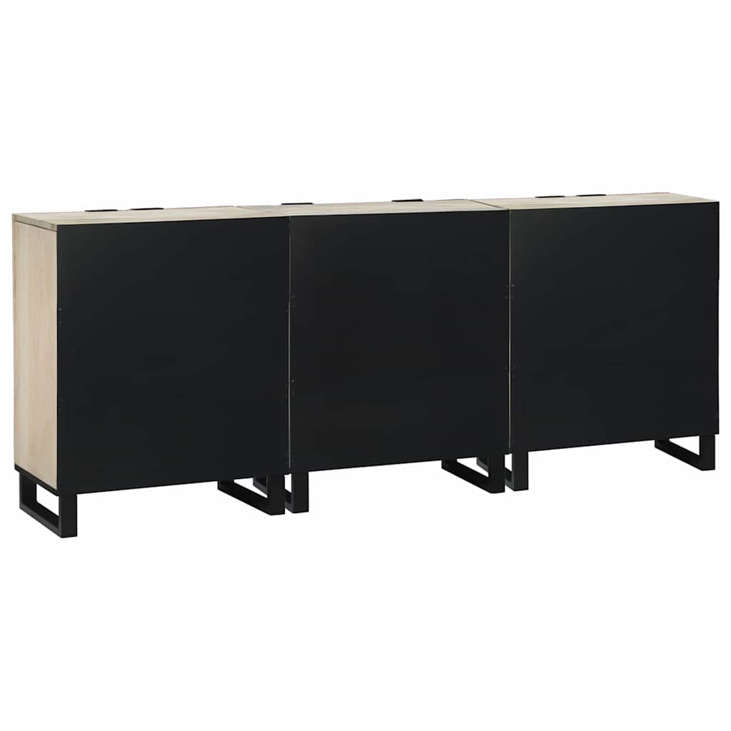 Badeværelsesmøbel Sæt Med Skuffe 3 Pcs Hvid 180 X 33 X 75 Cm - Billede 6