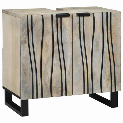 Badeværelsesmøbel Sæt Med Skuffe 3 Pcs Hvid 38 X 33 X 160 Cm - Billede 3