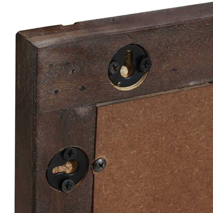 Badeværelsesmøbel Sæt Med Dør 2 Pcs Valnød Brun 62 X 33 X 58 Cm - Billede 8