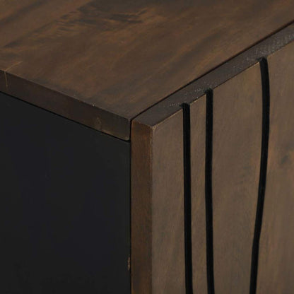Badeværelsesmøbel Sæt 3 Pcs Valnød Brun 38 X 33 X 160 Cm - Billede 8