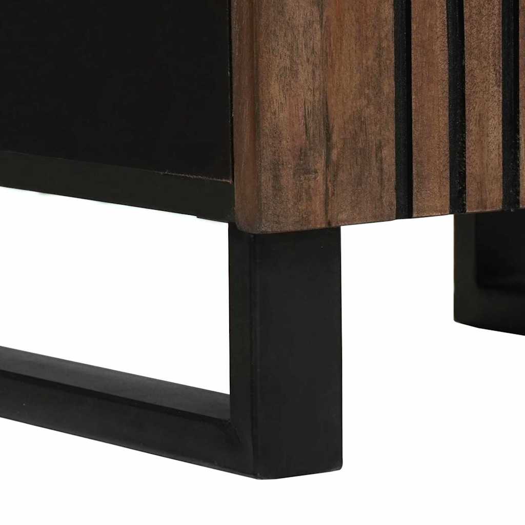 Badeværelsesmøbel Sæt 3 Pcs Valnød Brun 38 X 33 X 160 Cm - Billede 12