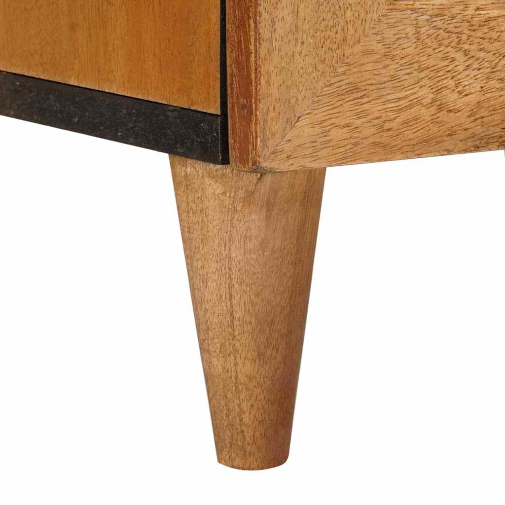 Badeværelsesmøbel Sæt Med Skuffe 4 Pcs Brun 38 X 33 X 160 Cm - Billede 11