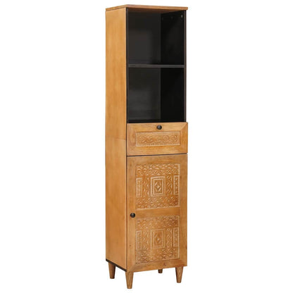 Badeværelsesmøbel Sæt Med Skuffe 4 Pcs Brun 38 X 33 X 160 Cm - Billede 5
