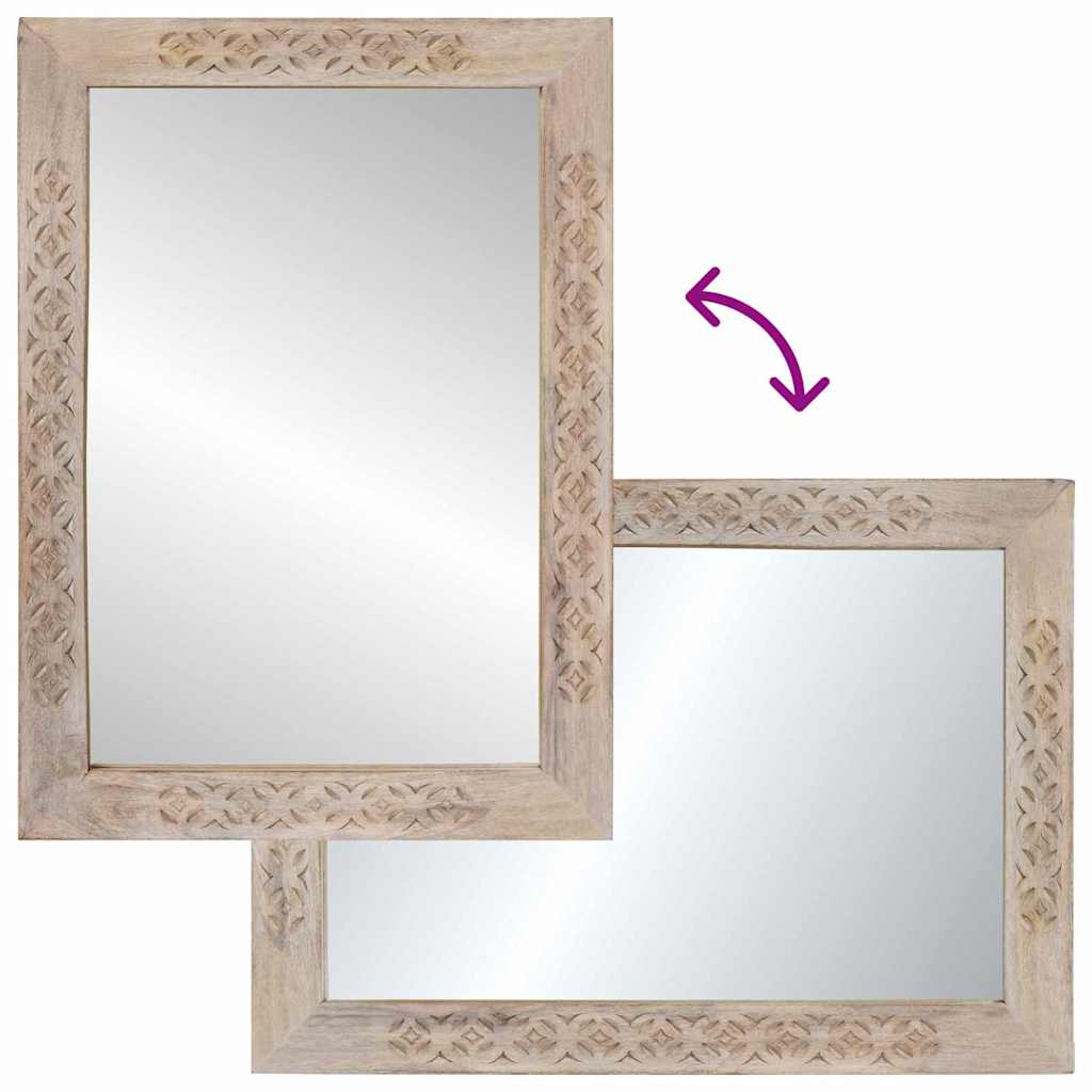Badeværelsesmøbel Sæt Vægmonteret 2 Pcs Hvid 62 X 33 X 58 Cm - Billede 12