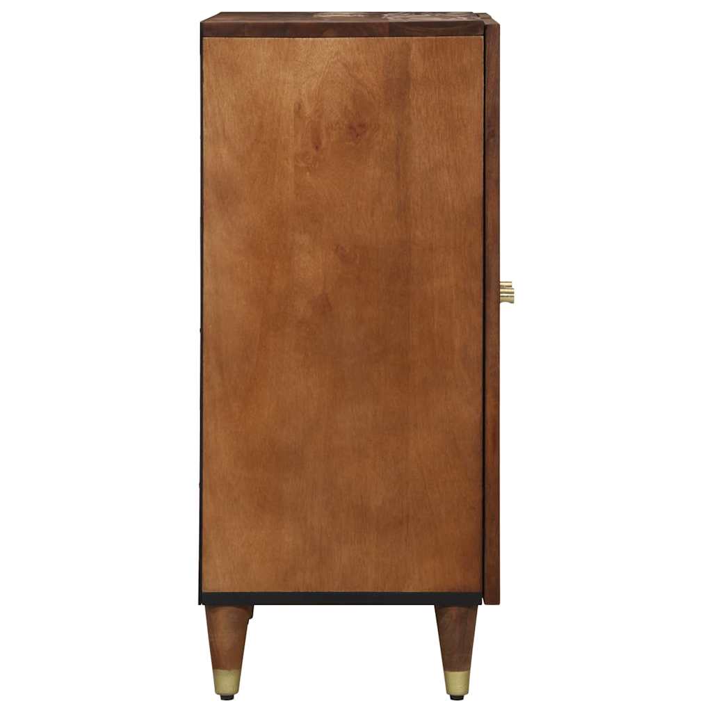 Sideboard Med Skuffe 2 Pcs Honningfarvet 60 X 33.5 X 75 Cm - Billede 5