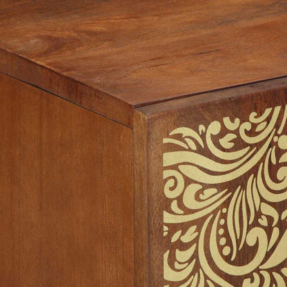 Badeværelsesmøbel Sæt Vægmonteret 2 Pcs Brun 62 X 33 X 58 Cm - Billede 7
