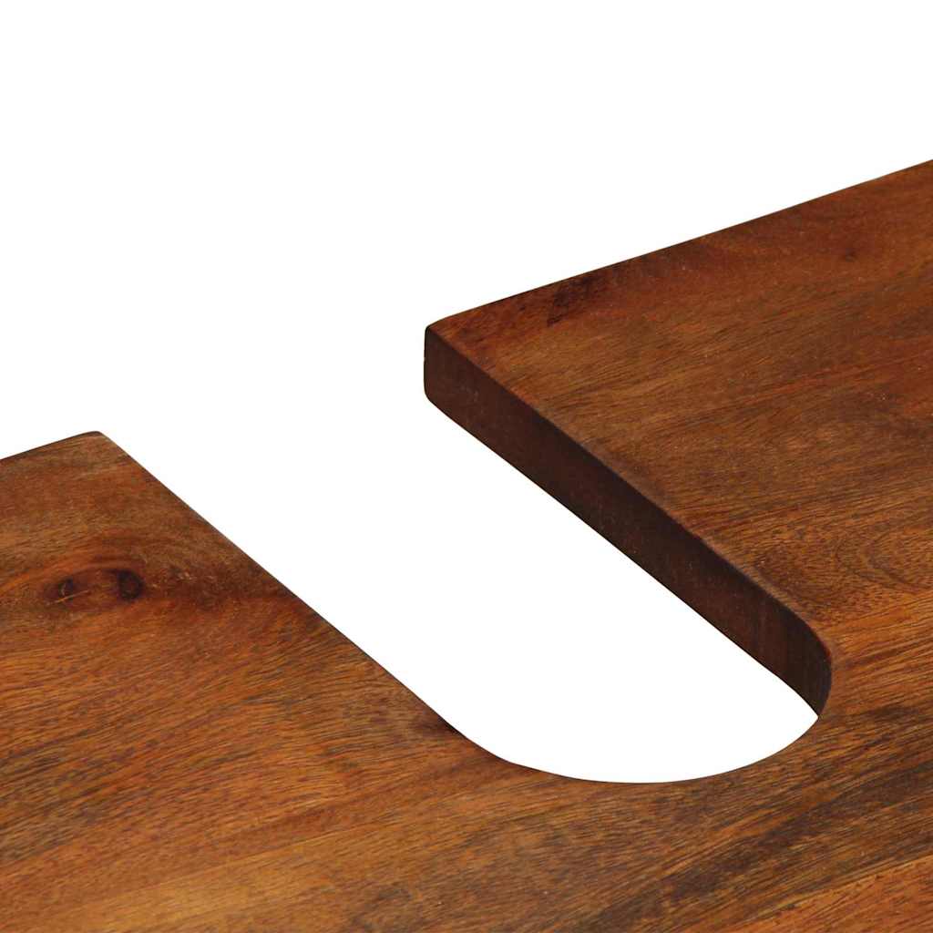 Badeværelsesmøbelsæt Vægmonteret 4 Pcs Brun 62 X 33 X 58 Cm - Billede 10