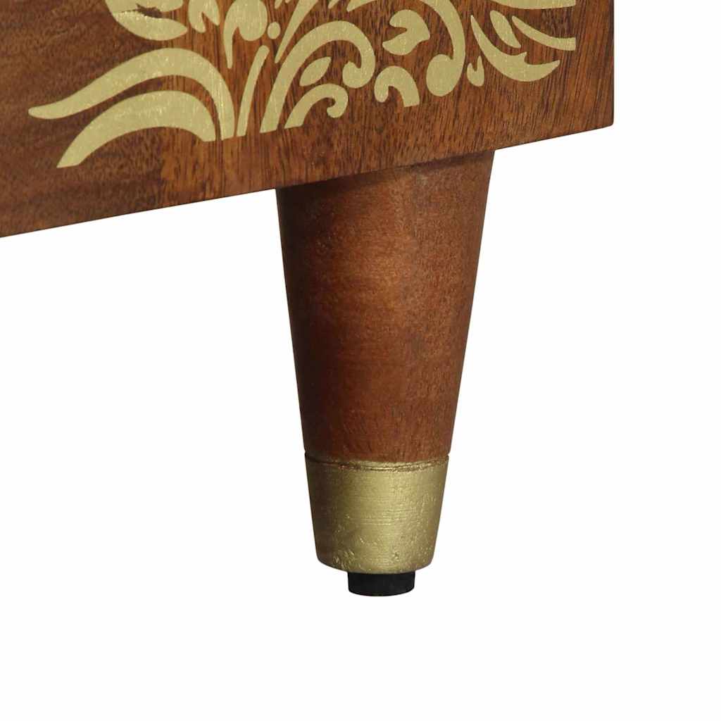 Badeværelsesmøbelsæt Vægmonteret 4 Pcs Brun 62 X 33 X 58 Cm - Billede 12
