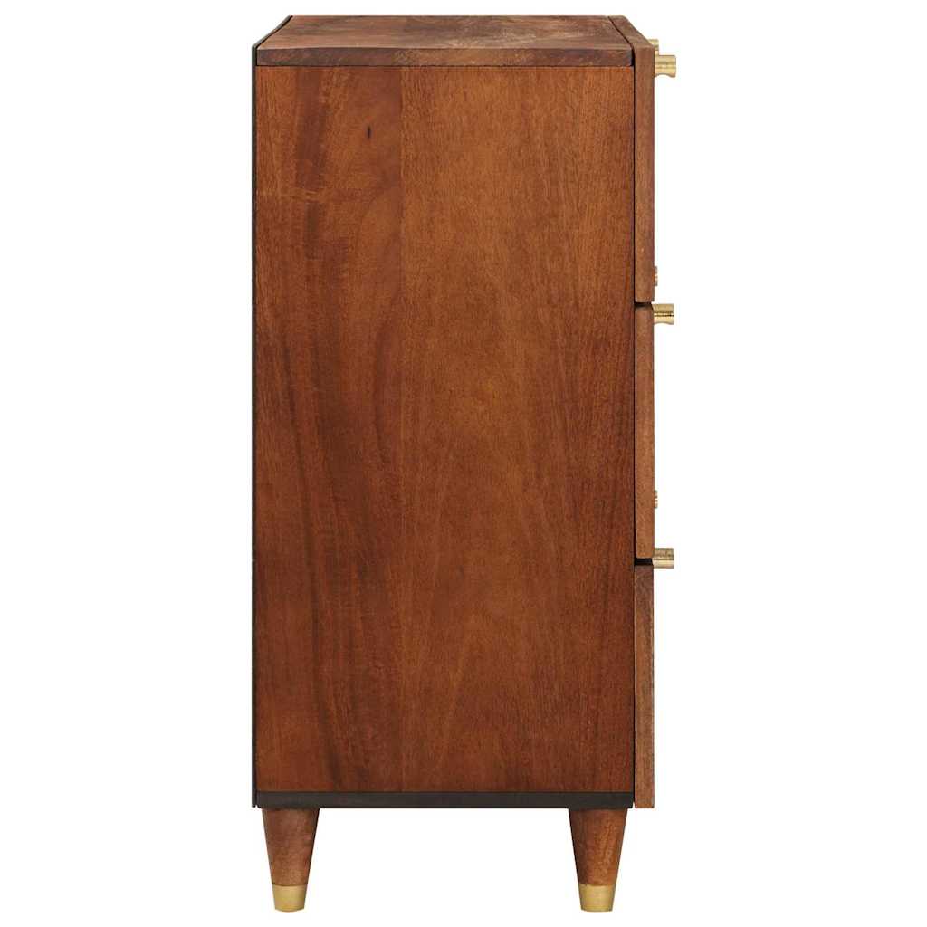 Skænk Sæt 2 Pcs Brun 60 X 33.5 X 75 Cm Massivt Mangotræ - Billede 5