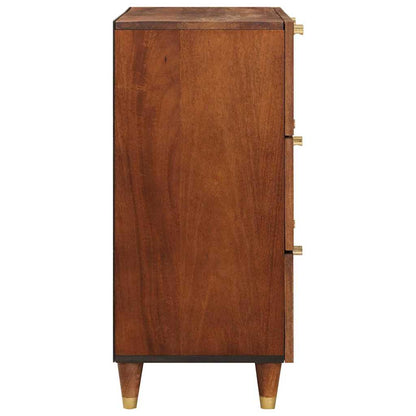 Skænk Sæt 2 Pcs Brun 60 X 33.5 X 75 Cm Massivt Mangotræ - Billede 5