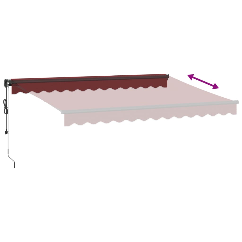 Markise Med LED-lys Automatisk Betjening - Billede 6