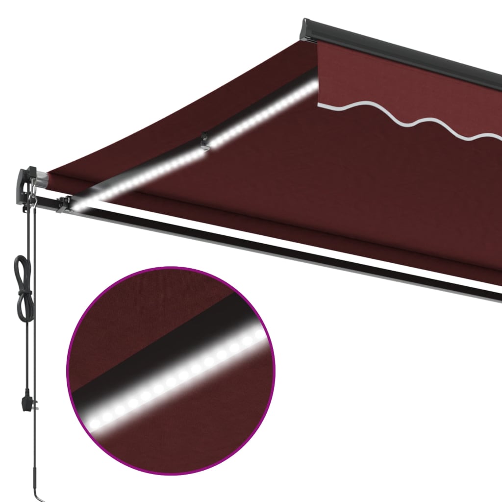 Markise Med LED-lys Automatisk Betjening - Billede 8