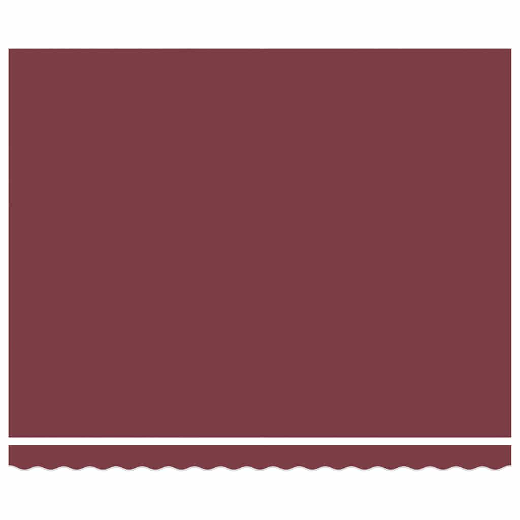 Manuel Markise Med Solcelle-LED 4 X 3 M Bordeaux 100% Polyester - Billede 8