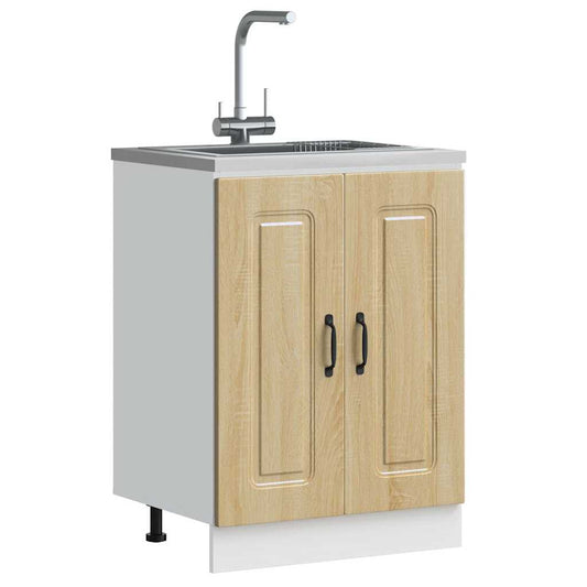 Underskab Til Vask Kalmar 60X46X81,5 Cm Sonoma-Eg