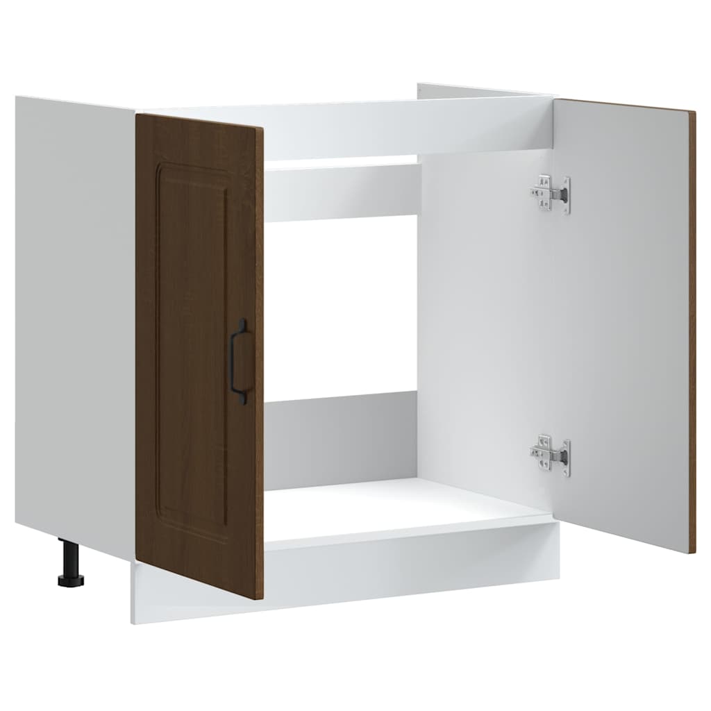 Underskab Til Vask Kalmar 80x46x81,5 Cm Konstrueret Træ - Billede 5