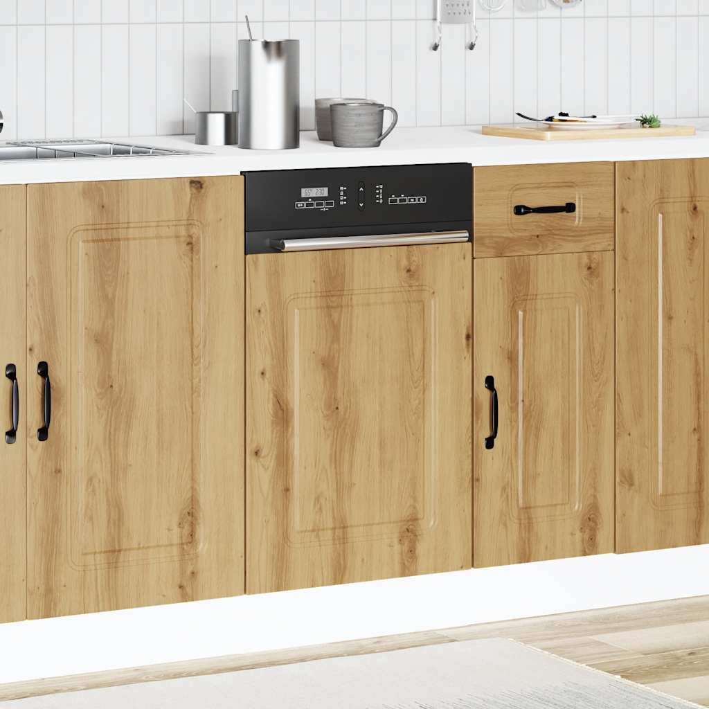 Låge Til Opvaskemaskine Kalmar 45X1,5X67 Cm Egetræsfarvet Artisan Eg