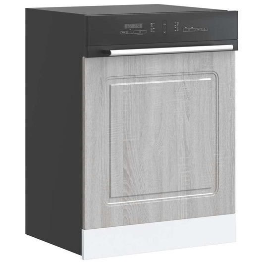 Låge Til Opvaskemaskine Kalmar 60X1,5X67 Cm Grå Sonoma-Eg